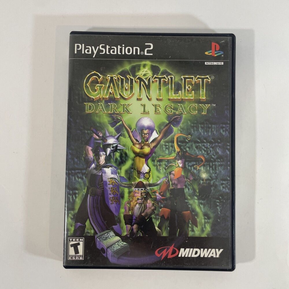 Gauntlet Dark Legacy Sony PlayStation 2 PS2 Manual CIB Registration Card Tested